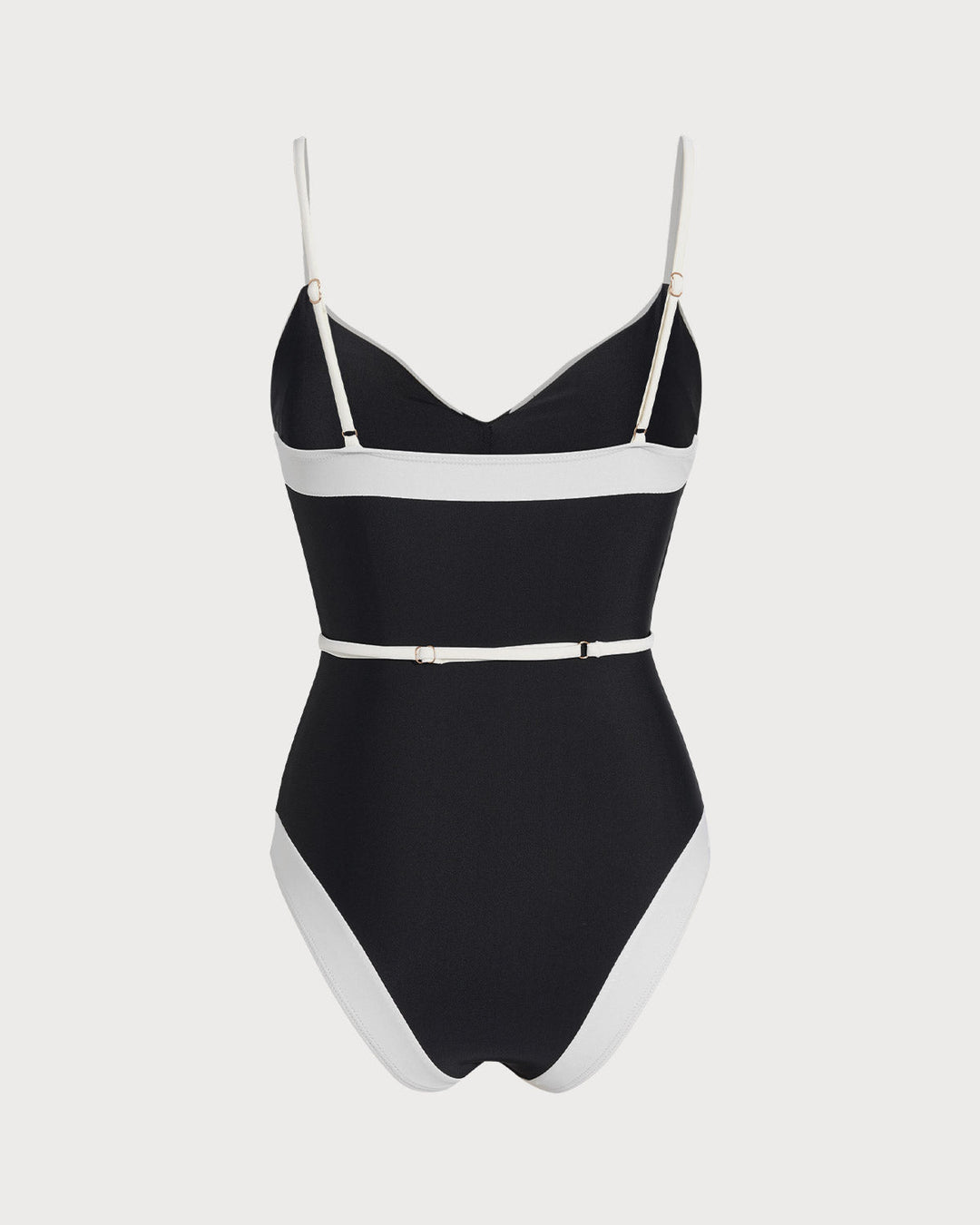 Morgan and Brooke | Black V Neck One Piece Swimwear