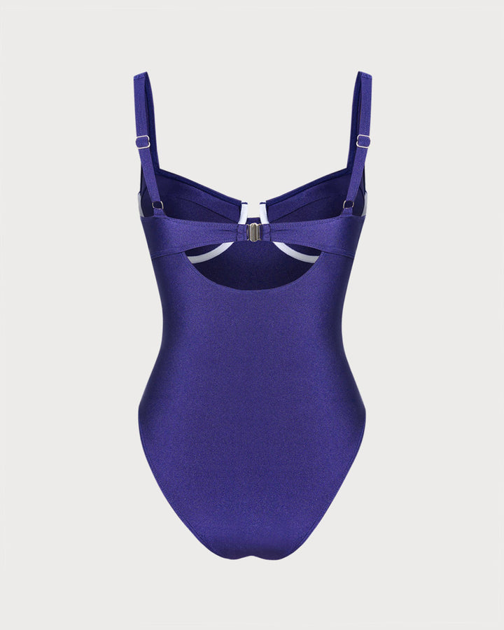 Morgan and Brooke | Underwire One Piece Swimwear for Women in Navy