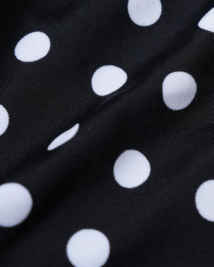 Morgan and Brooke | Reversible Bikini Set for Women in Black Polka Dot