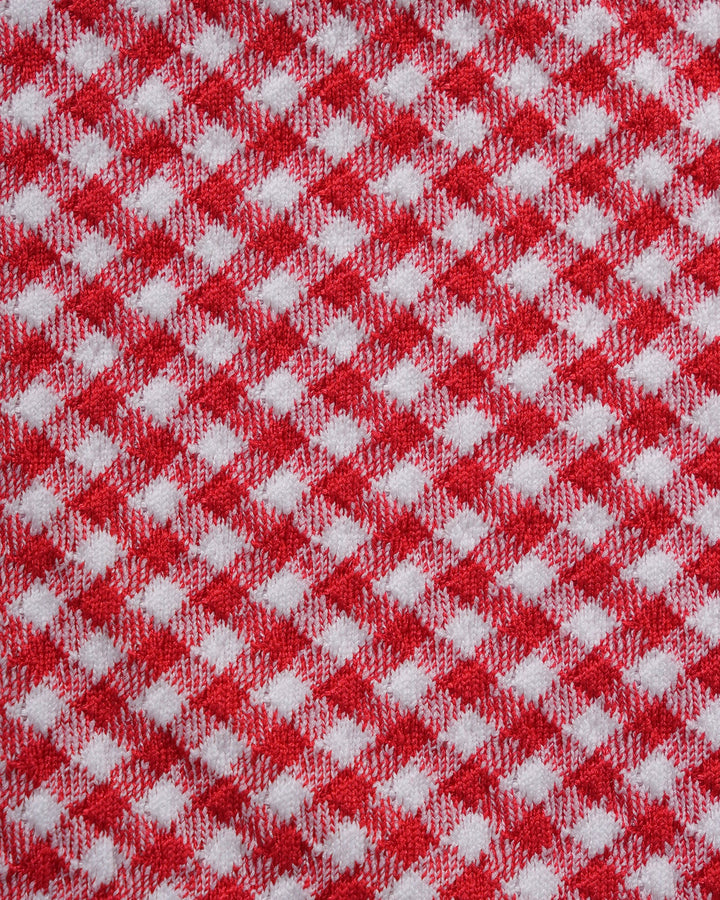Morgan and Brooke | Triangle Bikini Set for Women in Red Plaid
