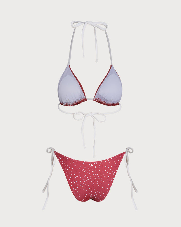 Morgan and Brooke | Red Polka Dot Bikini Set