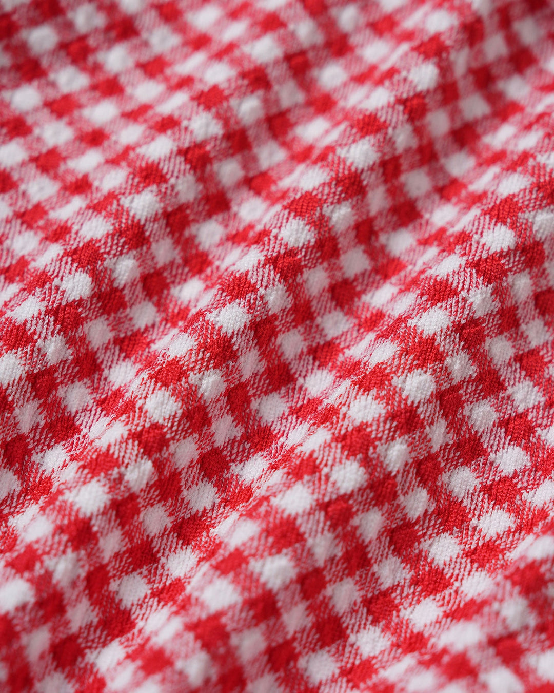 Morgan and Brooke | Triangle Bikini Set for Women in Red Plaid