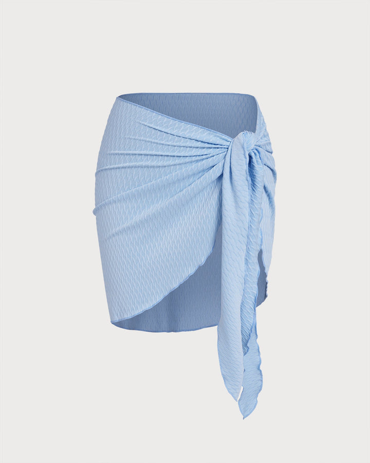 Morgan and Brooke | Blue Drawstring Cover-Up