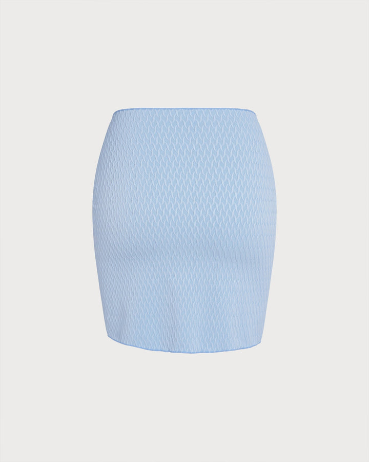 Morgan and Brooke | Blue Drawstring Cover-Up