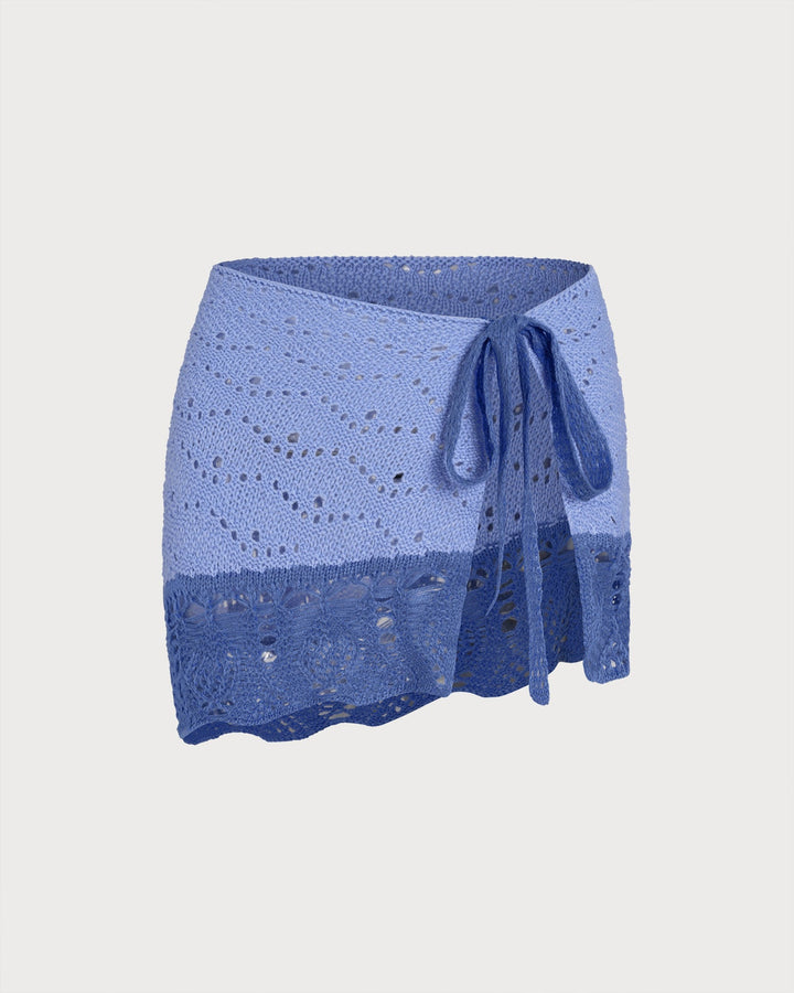 Morgan and Brooke | Textured Cover-up for Women in Blue