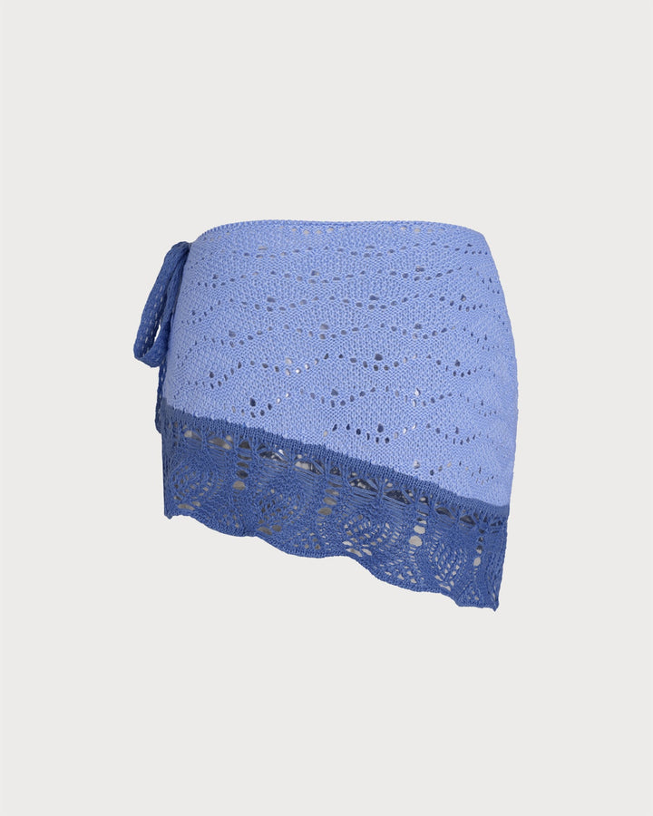Morgan and Brooke | Textured Cover-up for Women in Blue
