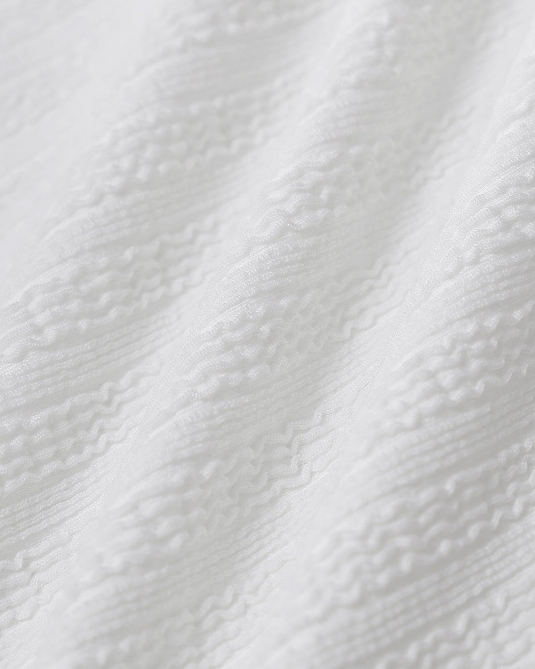 Morgan and Brooke | Textured White One Piece Swimwear for Women