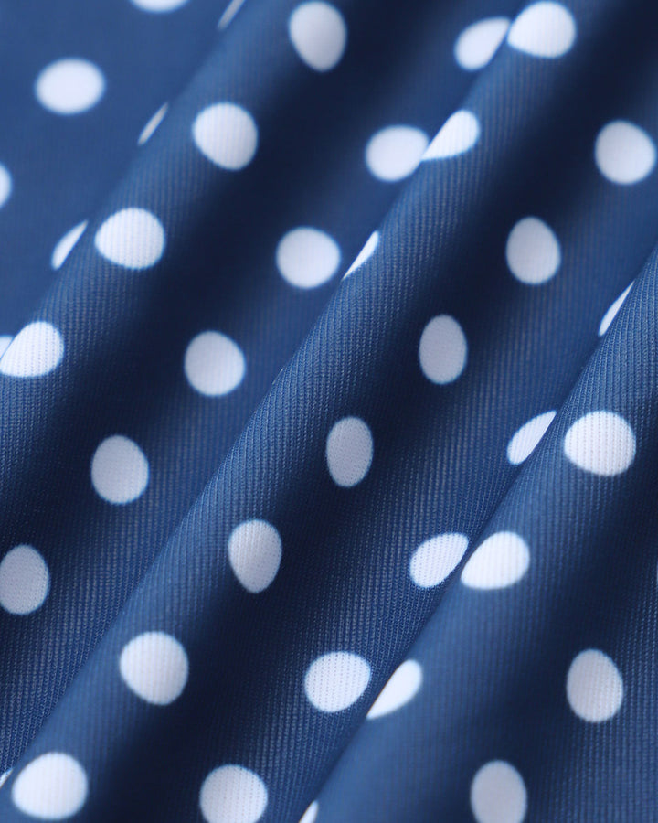 Morgan and Brooke | One Piece Swimwear for Women in Blue Polka Dot