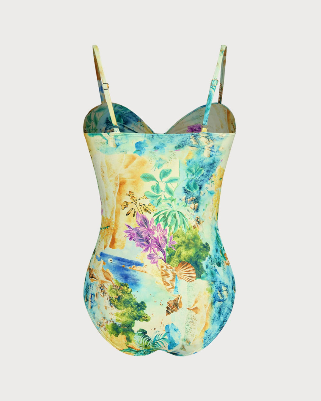 Morgan and Brooke | Floral Twist One Piece Swimsuit