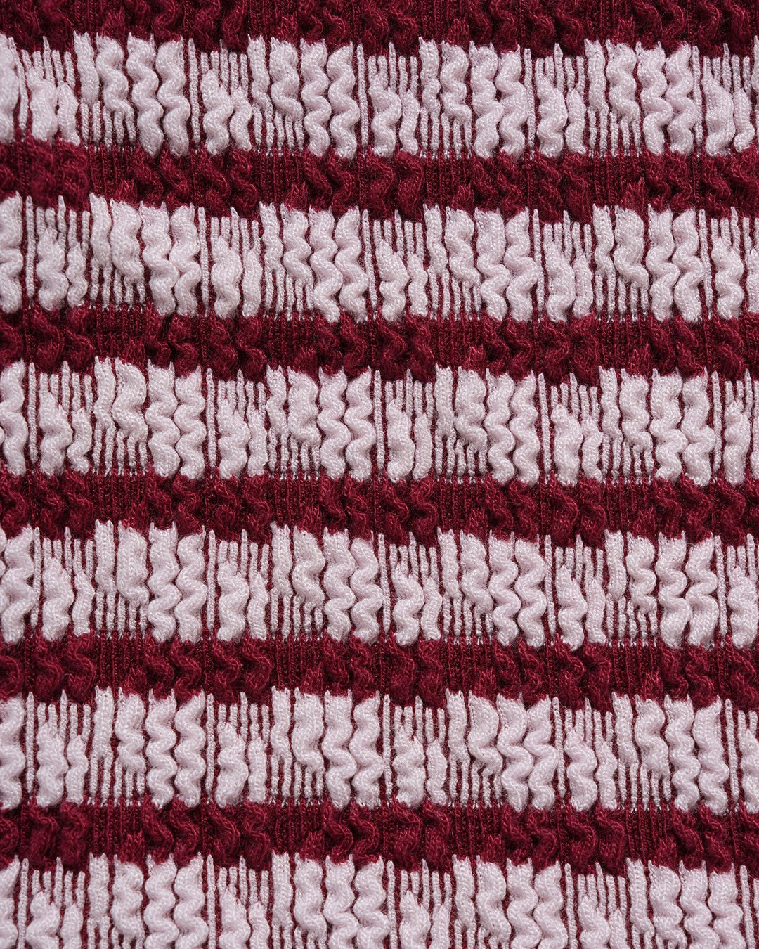 Morgan and Brooke | Striped Triangle Bikini Set for Women in Red