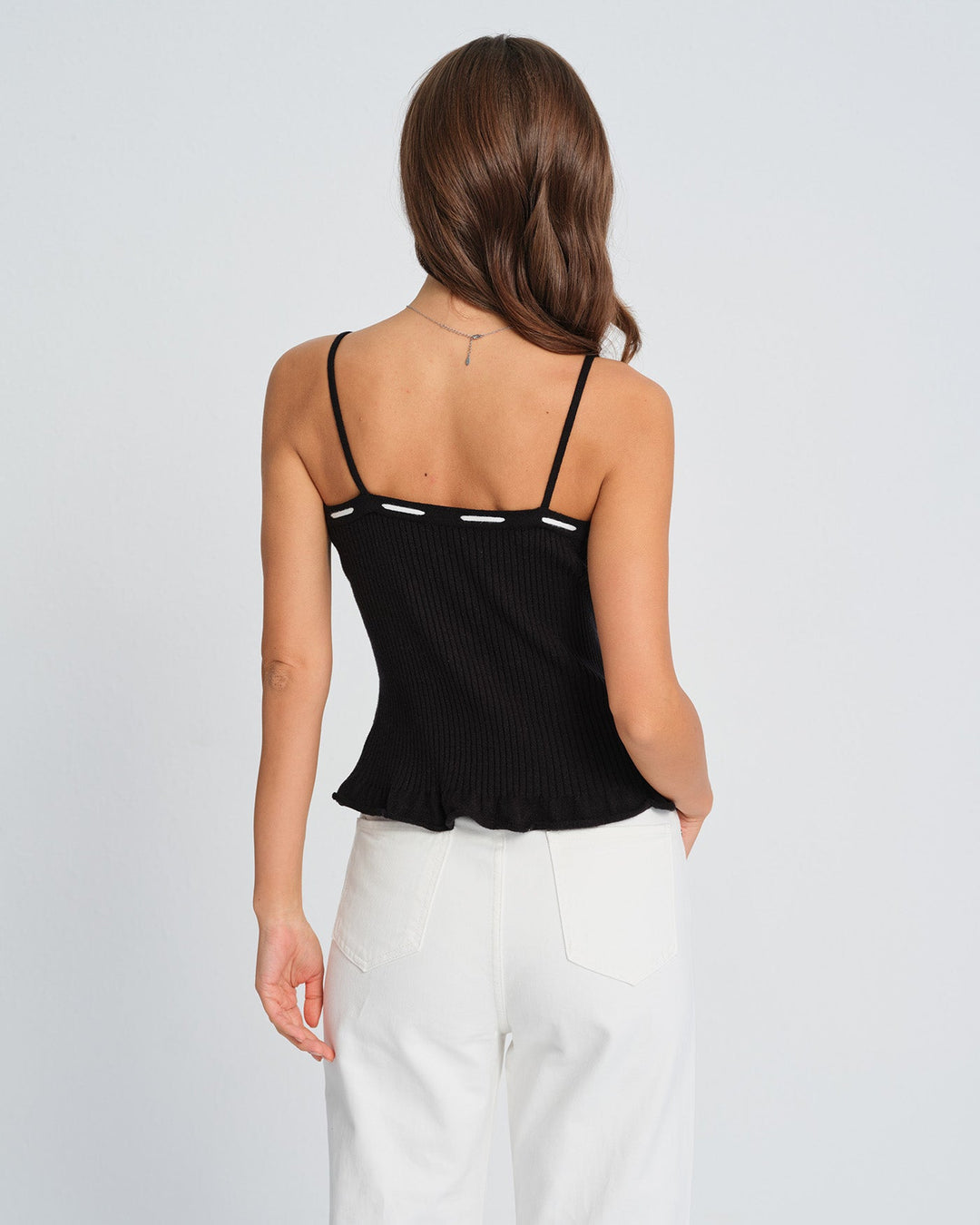Morgan and Brooke | Strapless Cami Top for Women in Black