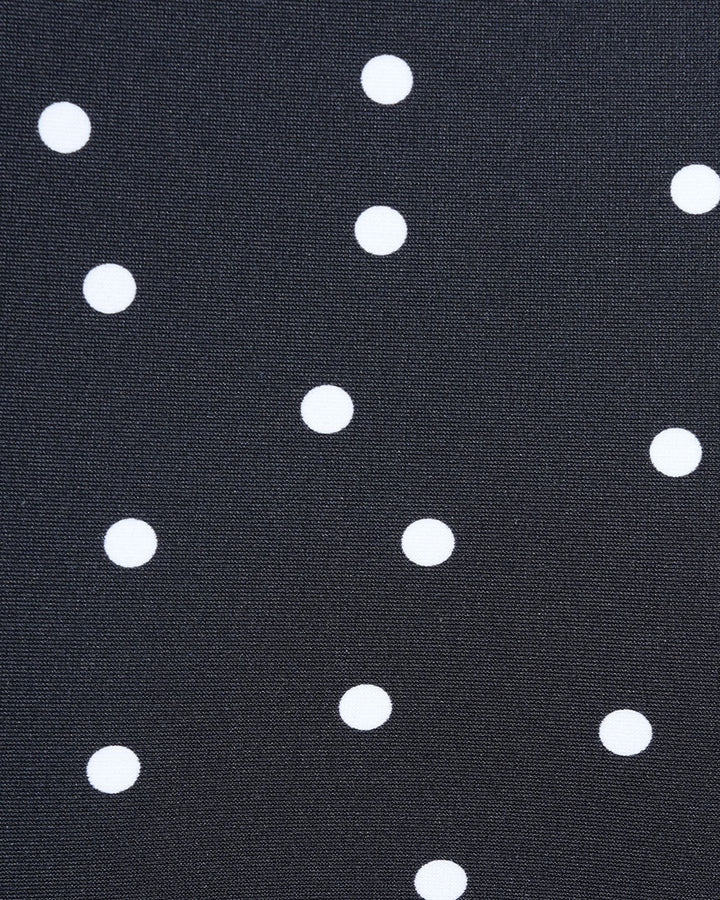 Morgan and Brooke | Black Polka Dot Bandeau Bikini Set