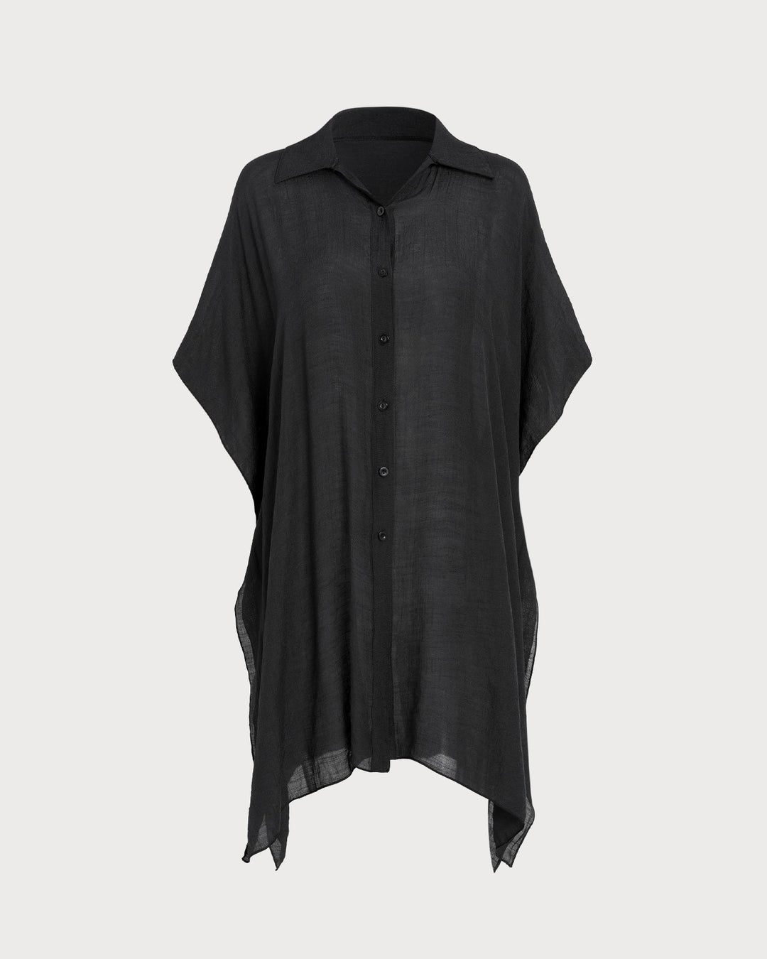 Morgan and Brooke | Black Loose Beach Cover-up