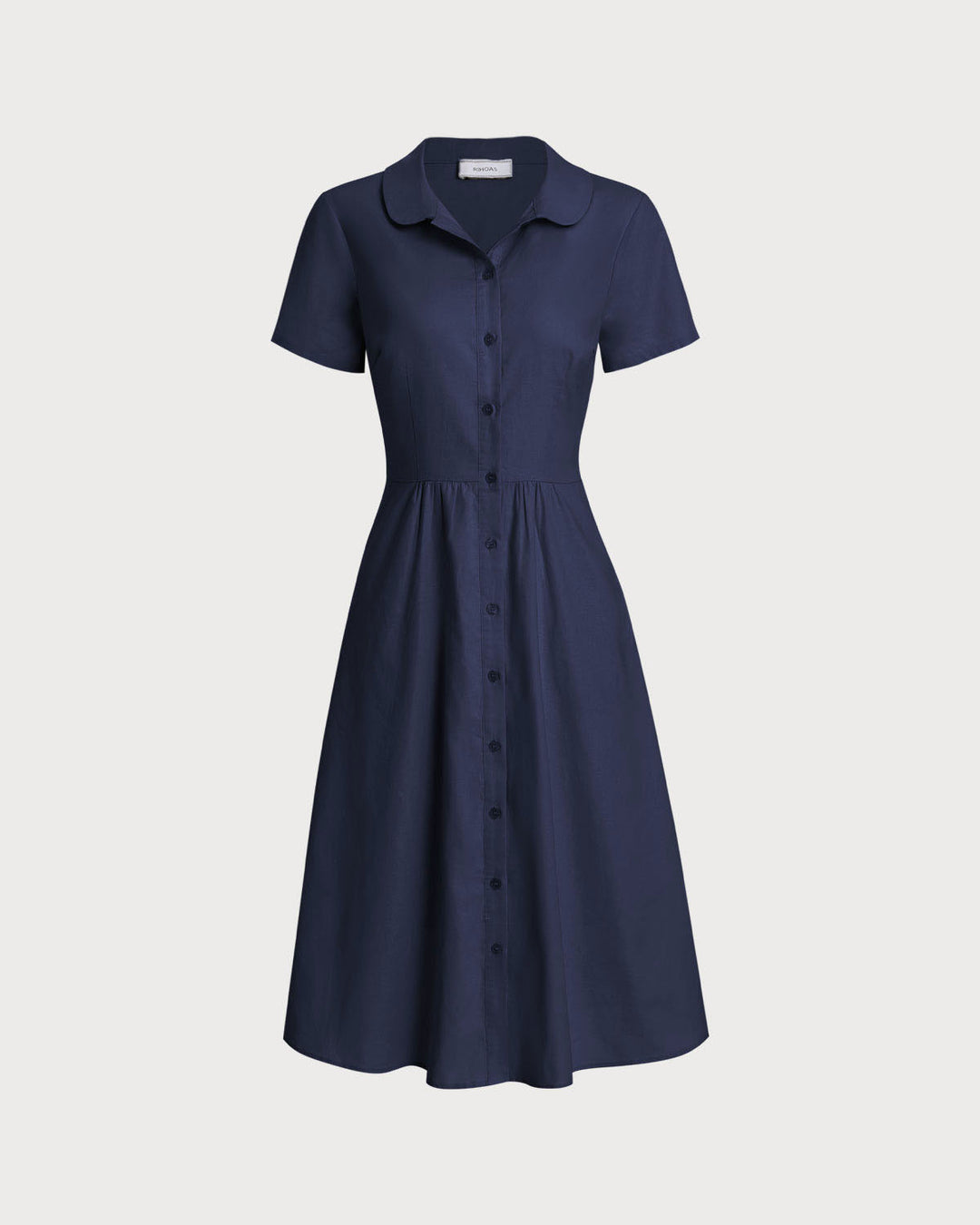 Morgan and Brooke | Navy Pocket Midi Dress