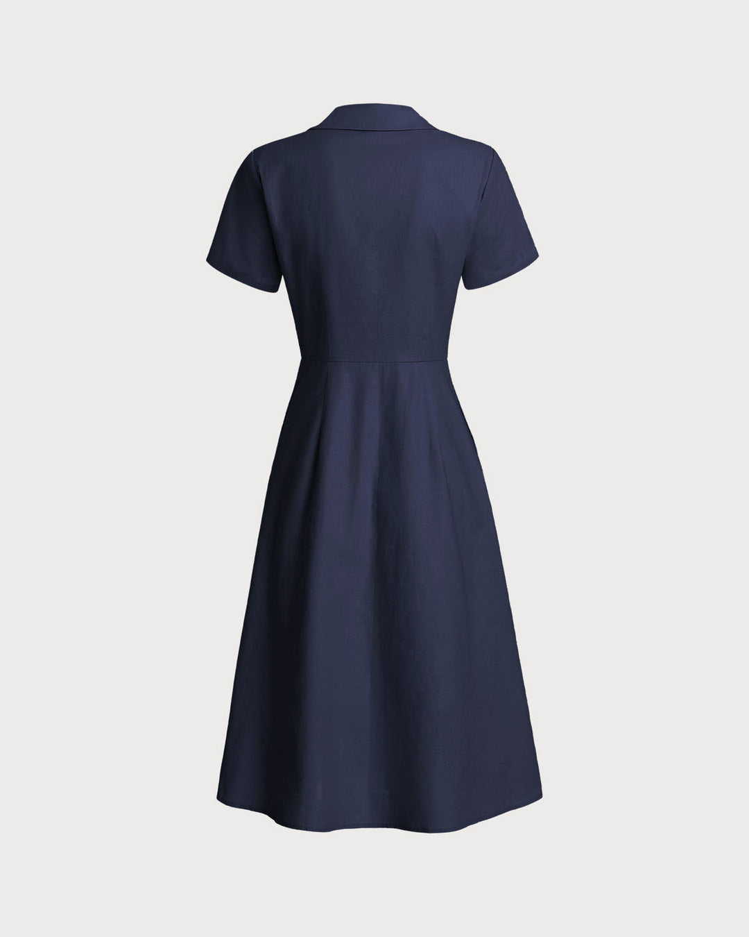 Morgan and Brooke | Navy Pocket Midi Dress