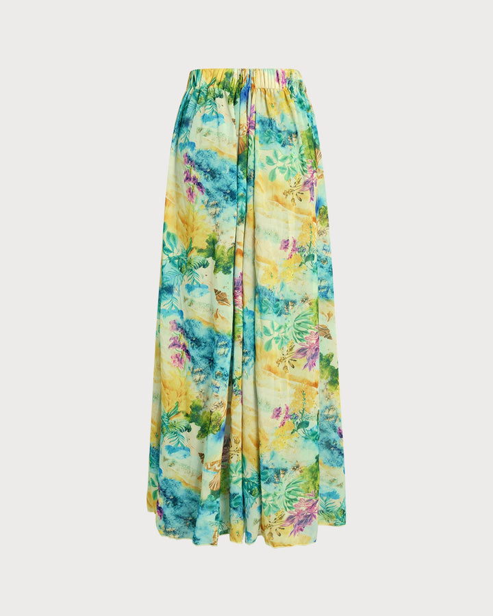 Morgan and Brooke | Floral Elastic Waist Cover-up