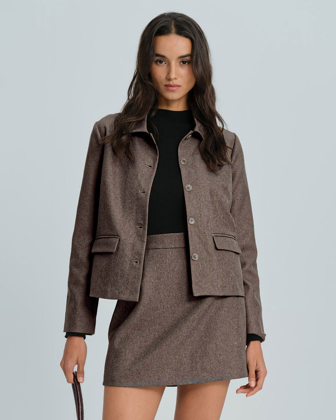 Morgan and Brooke | Brown Single Breasted Jacket