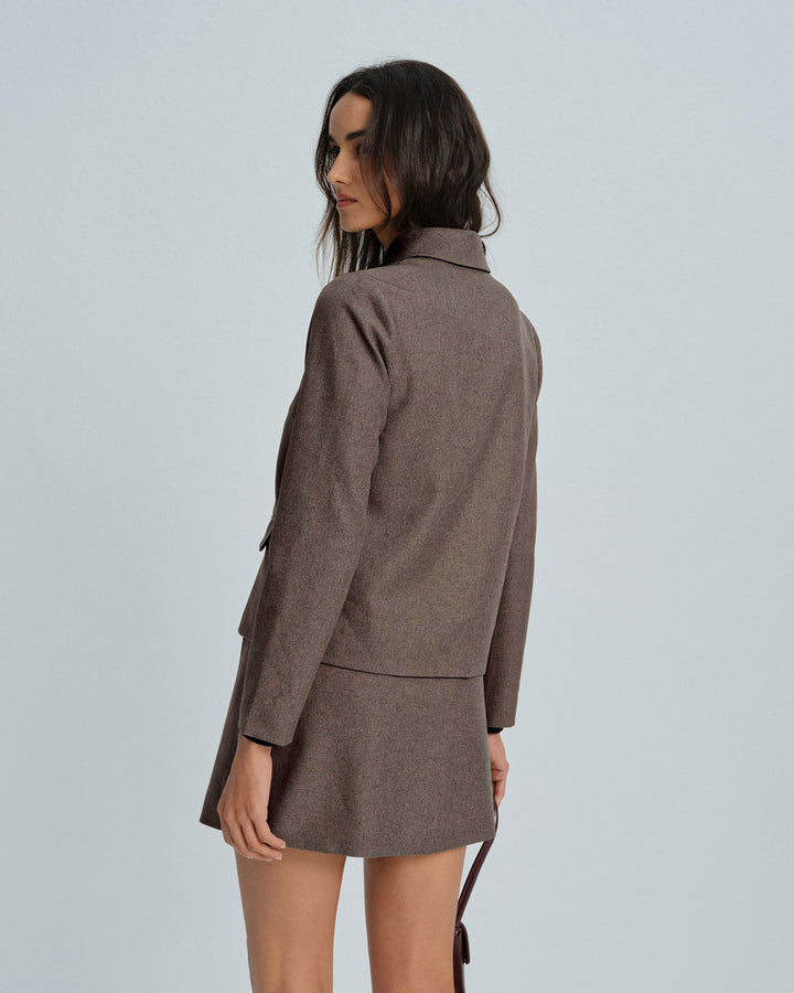 Morgan and Brooke | Brown Single Breasted Jacket