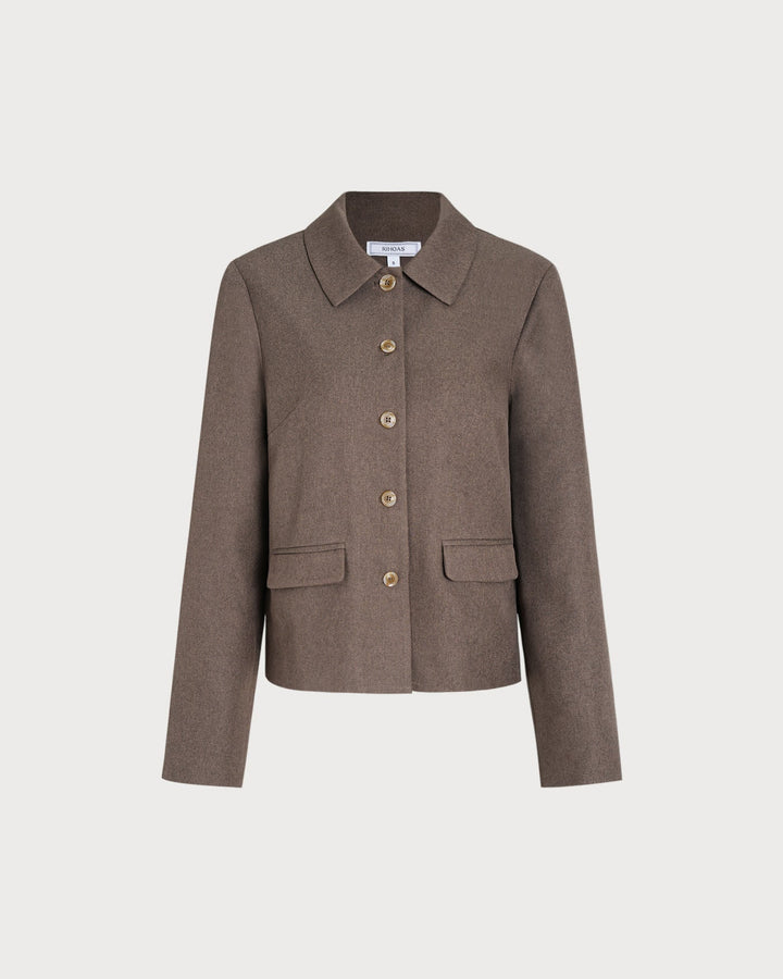 Morgan and Brooke | Brown Single Breasted Jacket