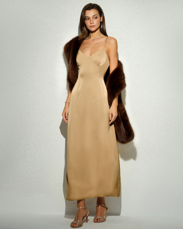 Morgan and Brooke | Sleeveless Yellow Maxi Dress
