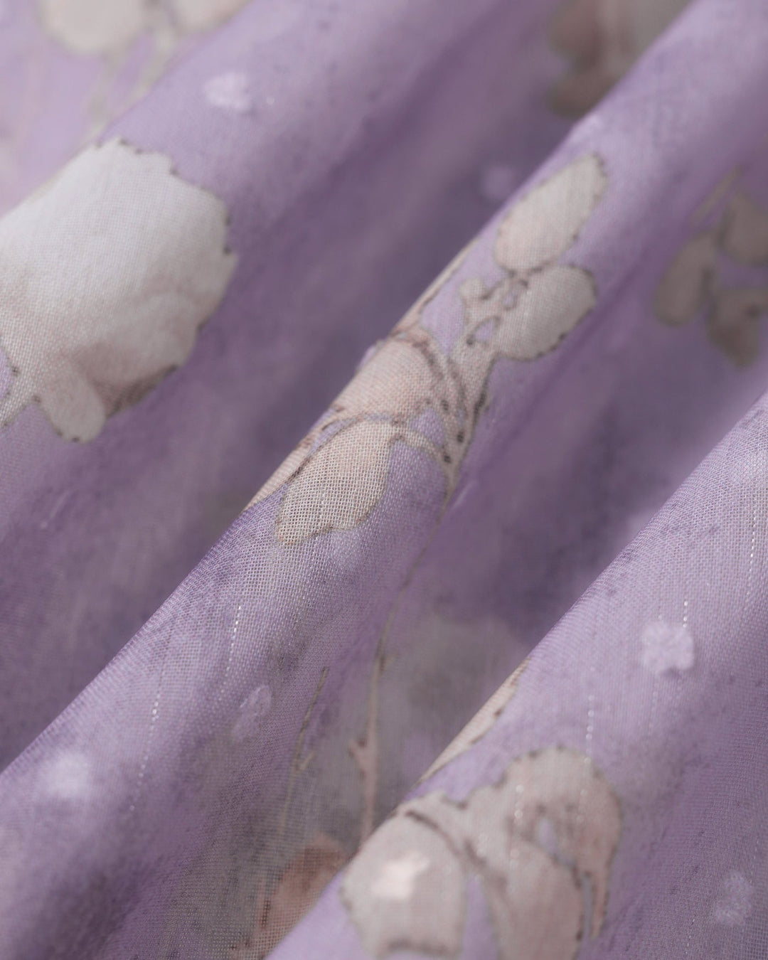 Morgan and Brooke | Floral Slip Maxi Dress for Women in Purple with Ruffle Detail