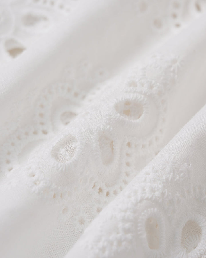 Morgan and Brooke | Floral Maxi Dress for Women in White