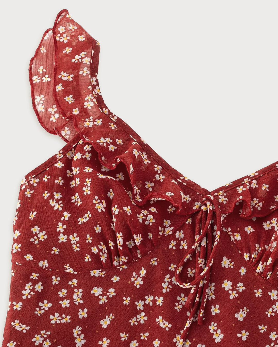 Morgan and Brooke | Floral Slip Maxi Dress, Women's, Red, Fit and Flare