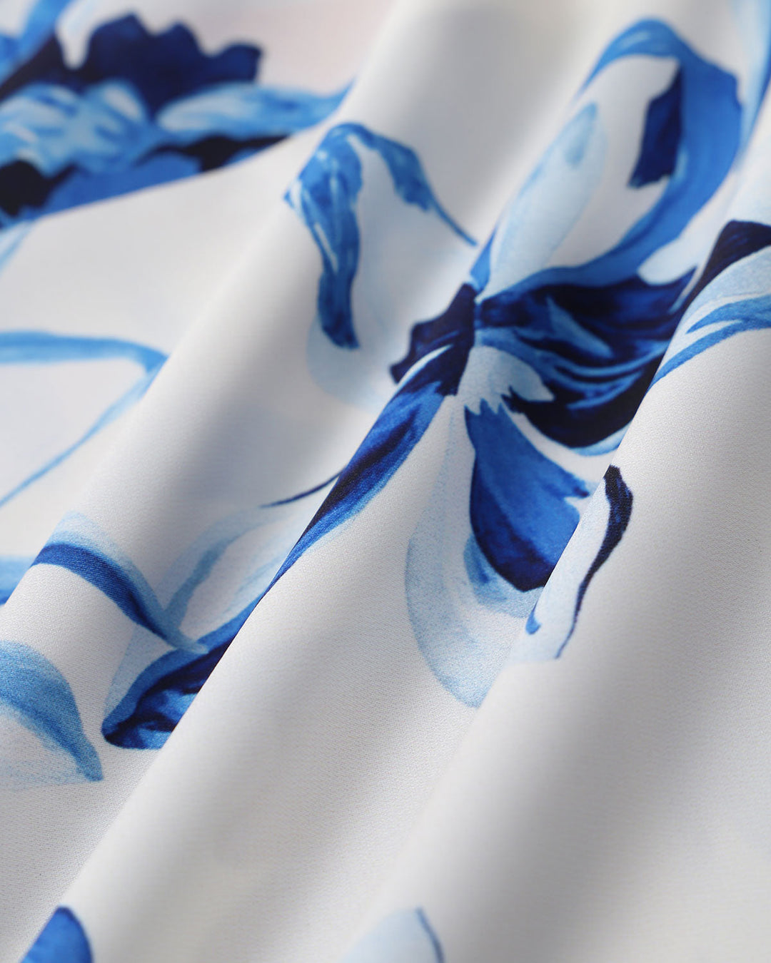 Morgan and Brooke | Floral Bohemian Maxi Dress for Women in Blue