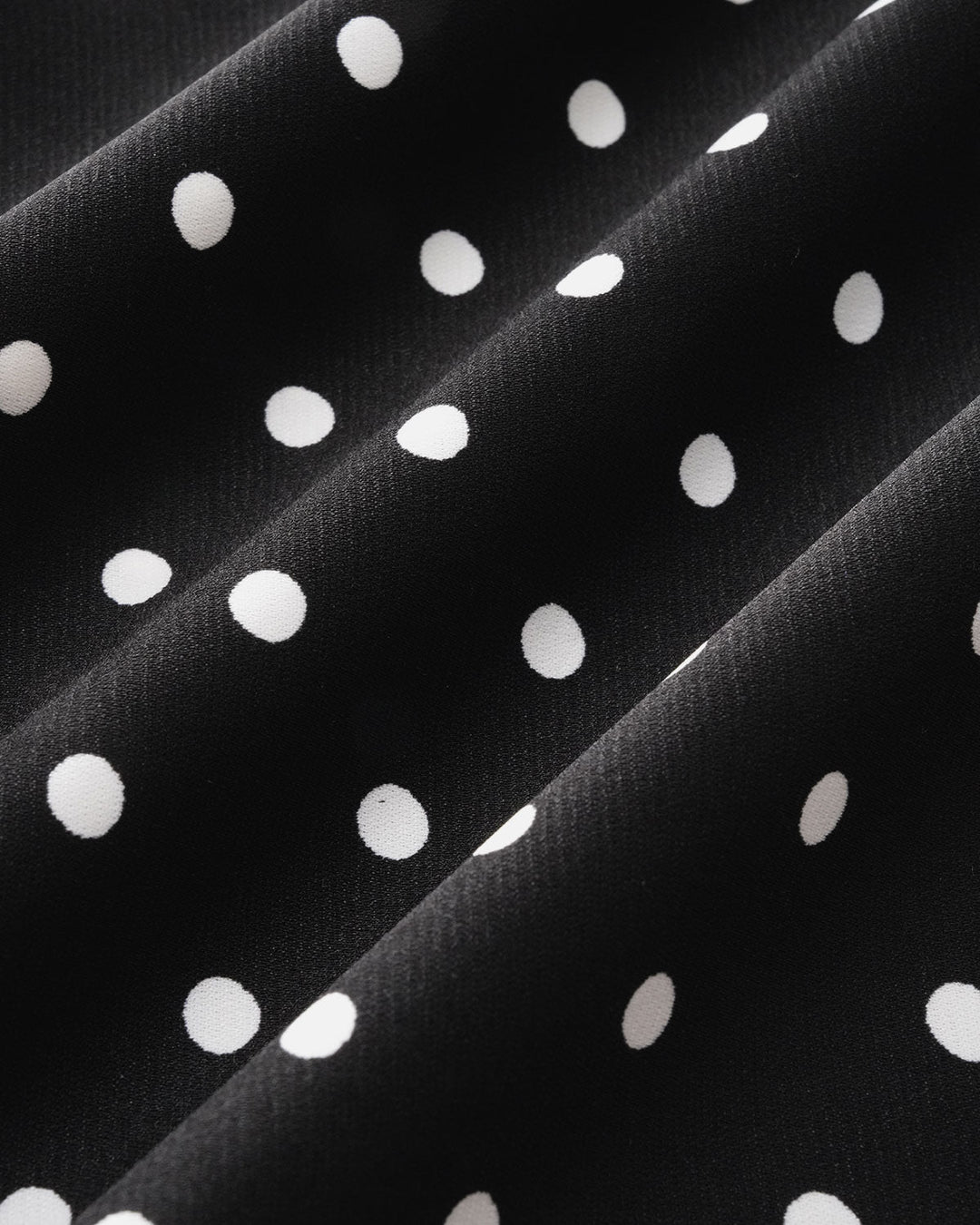 Morgan and Brooke | Black Polka Dot Cowl Neck Maxi Dress