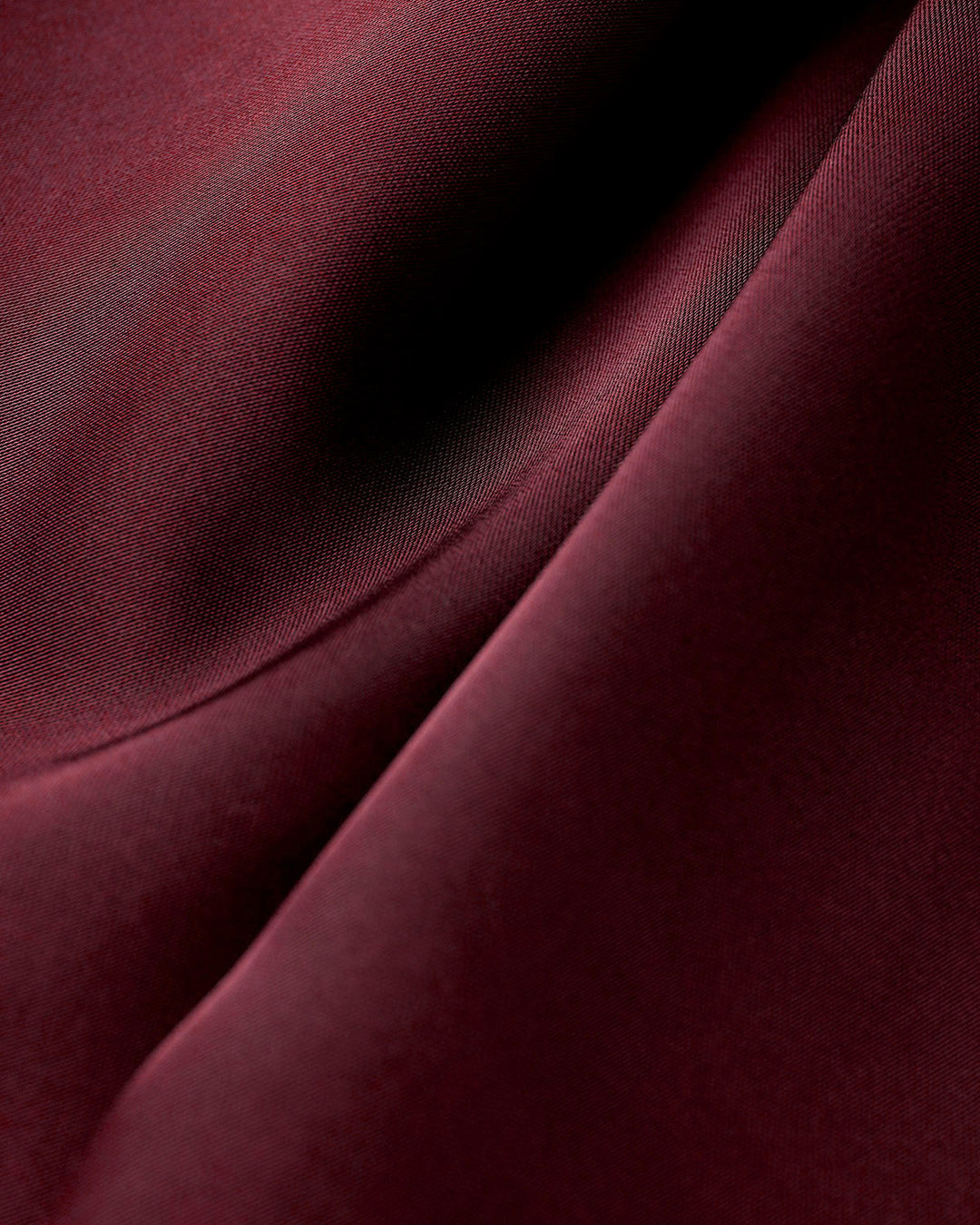 Morgan and Brooke | Satin A-Line Maxi Dress for Women in Wine Red