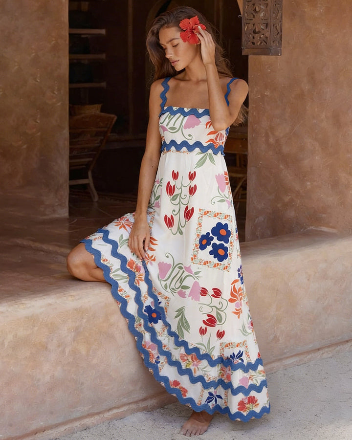 Morgan and Brooke | Floral Slip Midi Dress