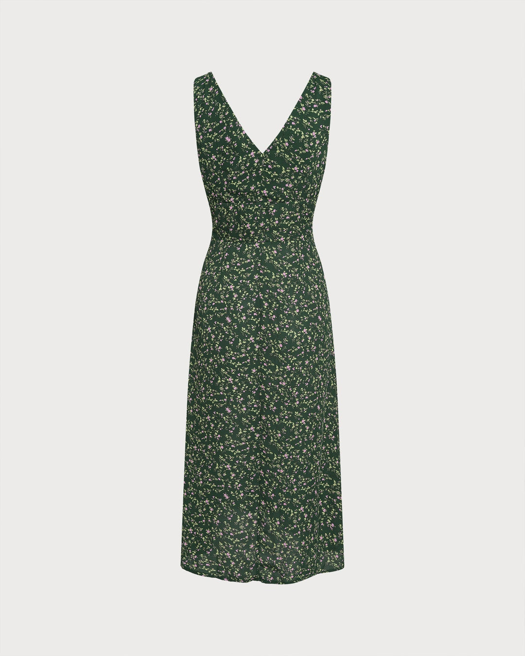 Morgan and Brooke | Floral Midi Dress for Women in Green