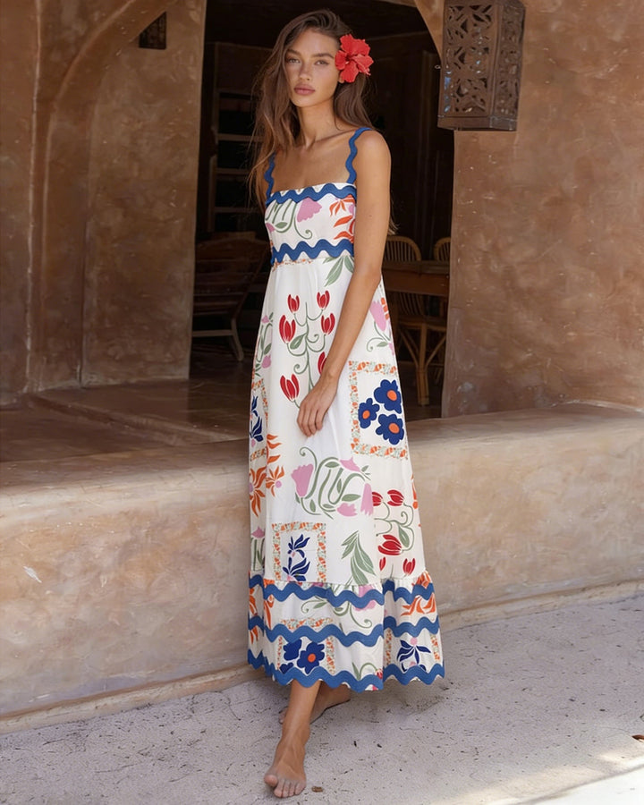Morgan and Brooke | Floral Slip Midi Dress