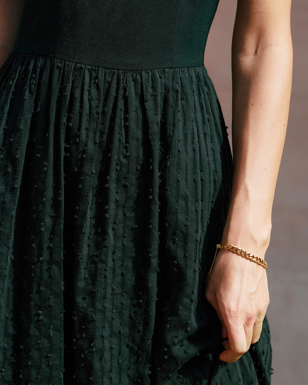 Morgan and Brooke | Sweetheart Neck Slip Midi Dress, Black