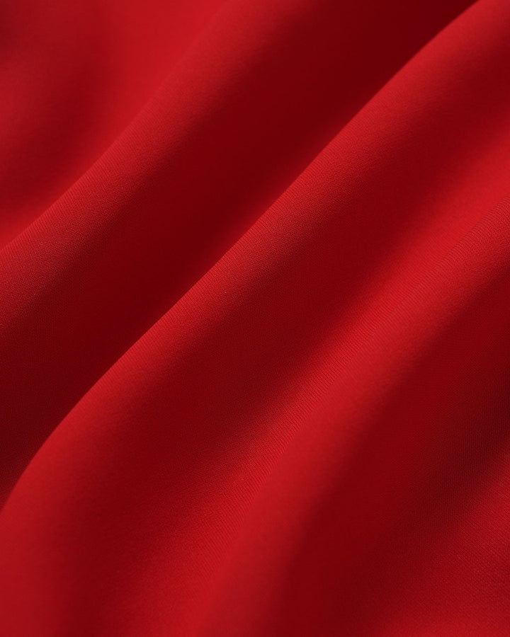 Morgan and Brooke | Ruched Mini Dress for Women in Red
