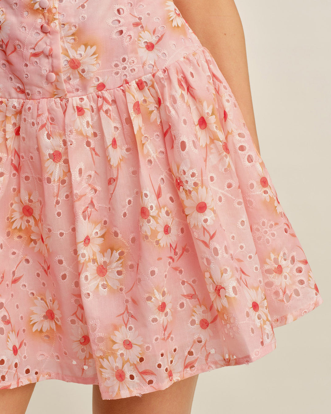 Morgan and Brooke | Floral Mini Dress for Women in Lightweight Fabric