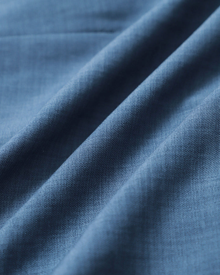 Morgan and Brooke | Boat Neck Belted Mini Dress for Women in Blue