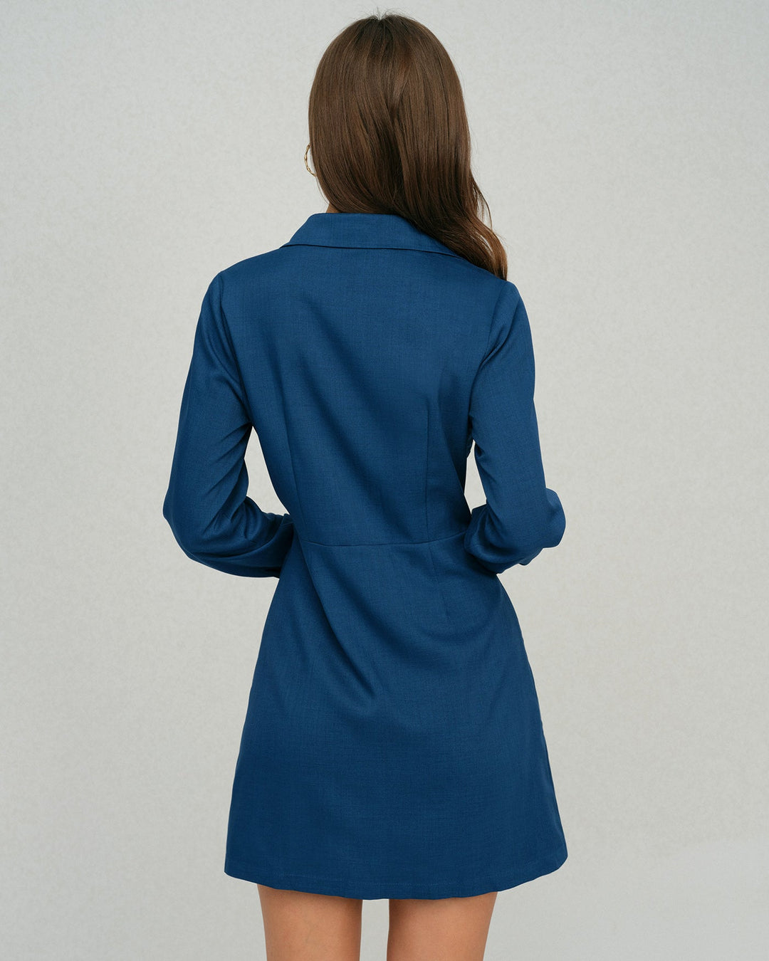 Morgan and Brooke | A-Line Mini Dress for Women in Blue