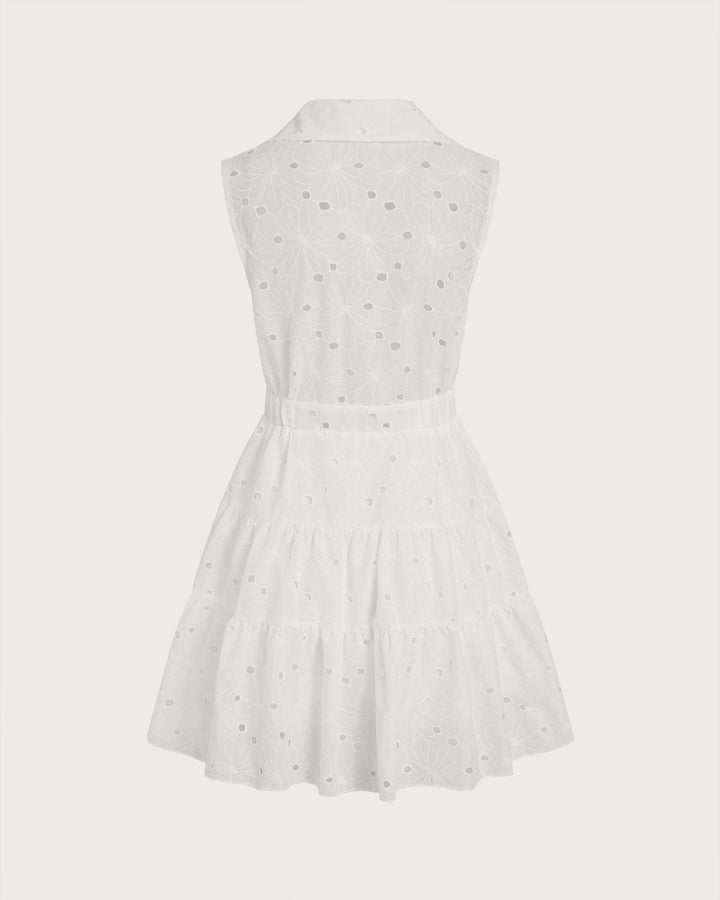 Morgan and Brooke | Cut Out Mini Dress for Women in White