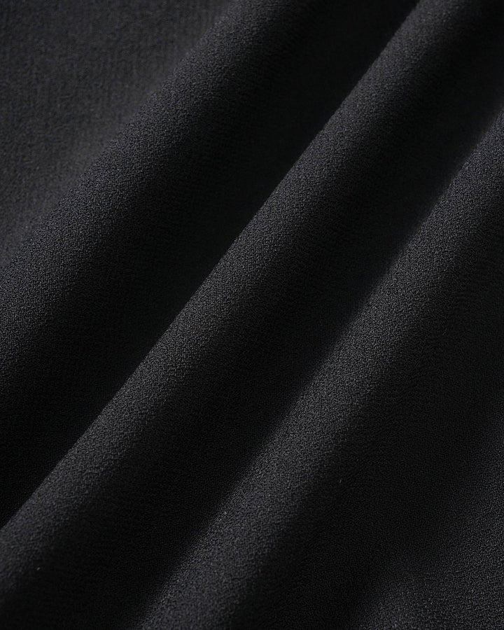 Morgan and Brooke | Black Square Neck Cap Sleeve Mini Dress
