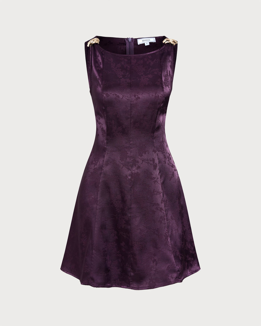 Morgan and Brooke | Floral Mini Dress for Women in Purple