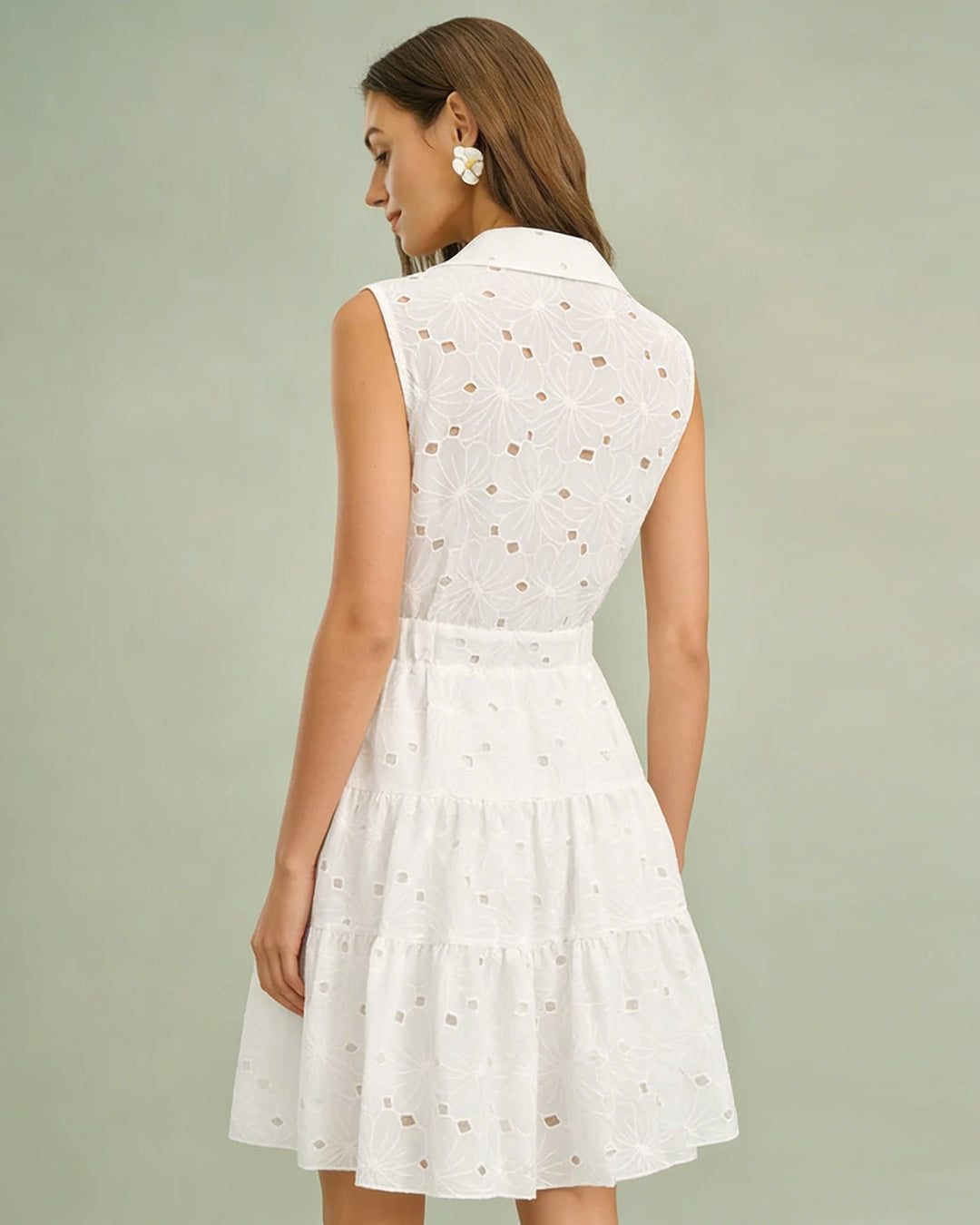 Morgan and Brooke | Cut Out Mini Dress for Women in White