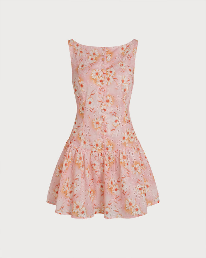 Morgan and Brooke | Floral Mini Dress for Women in Lightweight Fabric