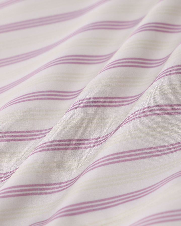 Morgan and Brooke | Striped Pocket Shorts for Women in Pink