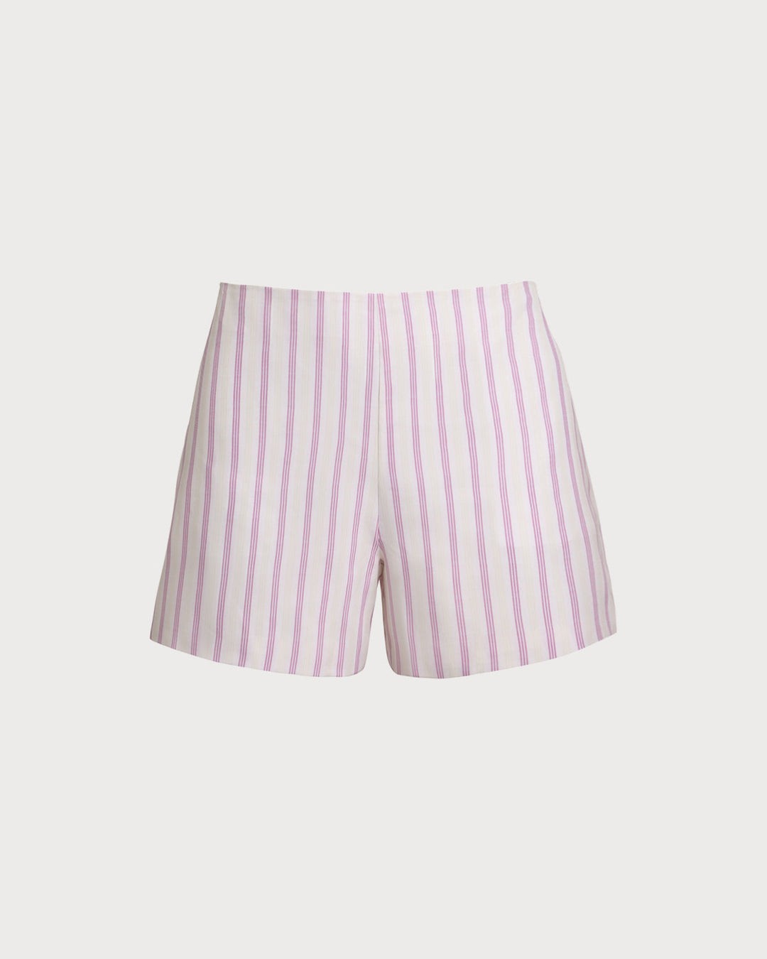 Morgan and Brooke | Striped Pocket Shorts for Women in Pink