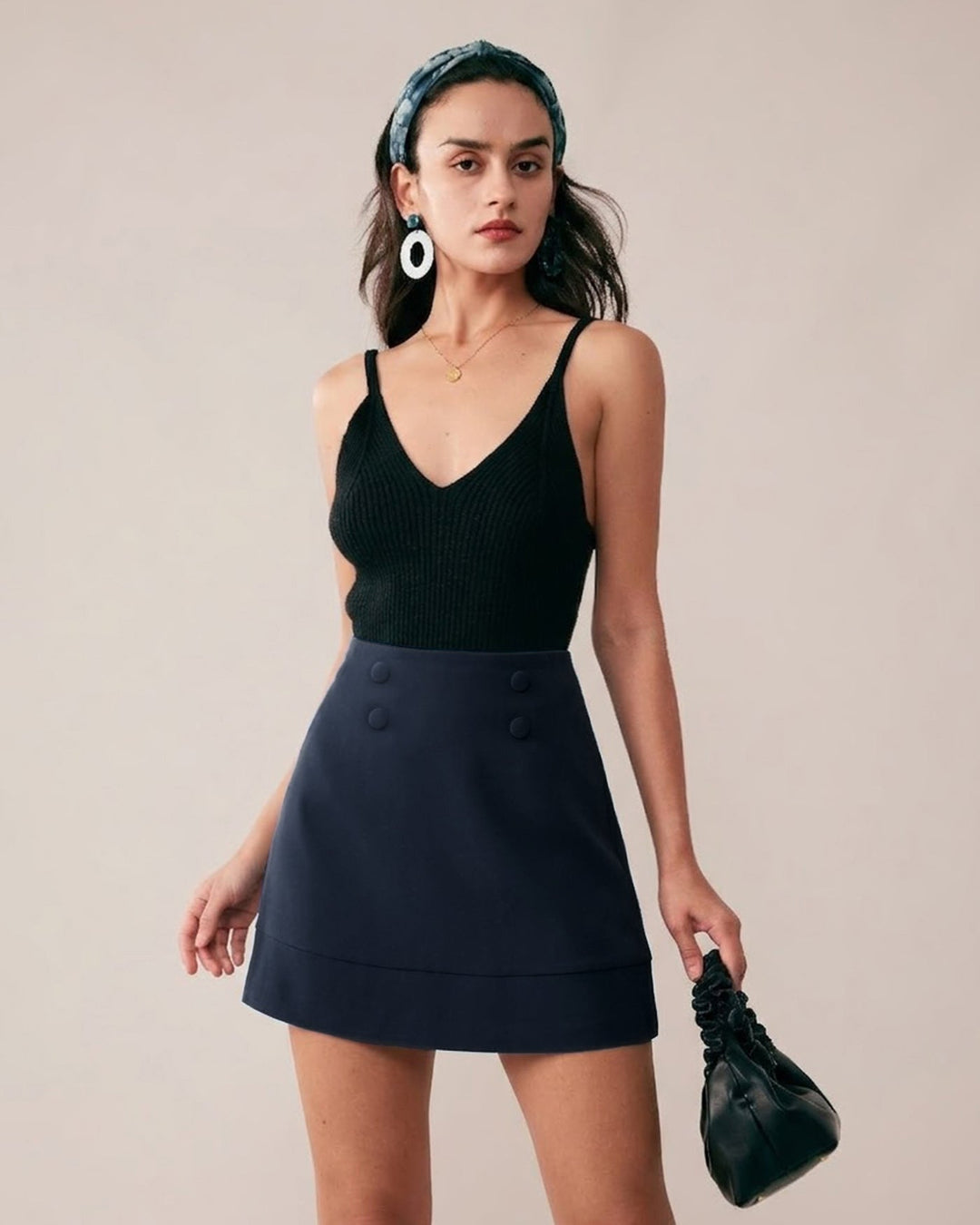 Morgan and Brooke | Navy Mini Skirt