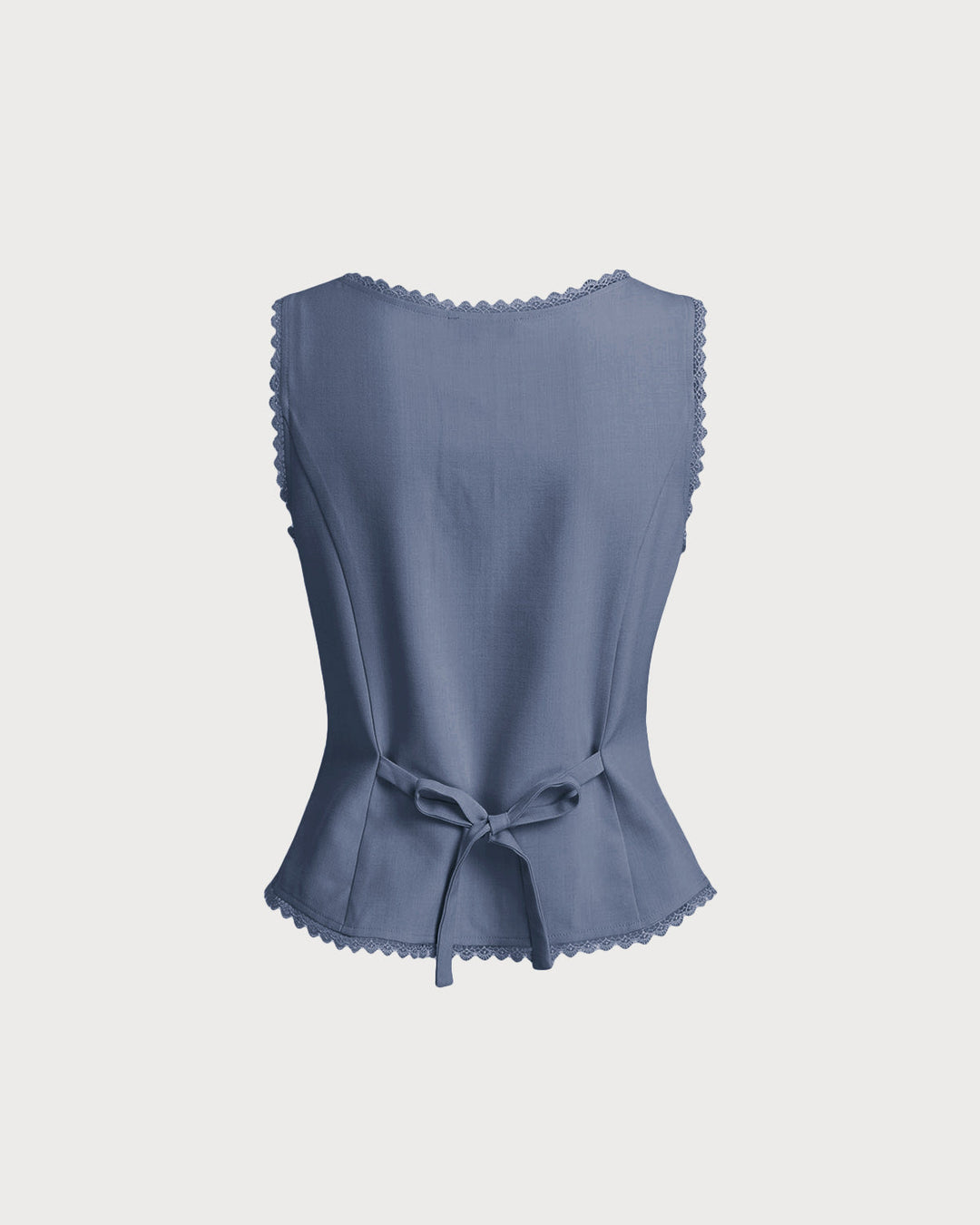 Morgan and Brooke | Blue Boat Neck Vest