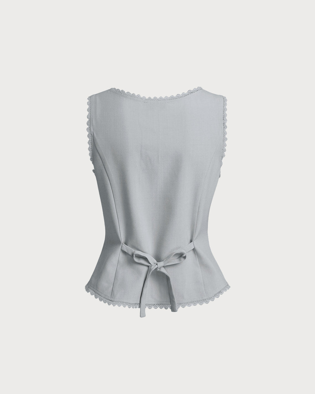 Morgan and Brooke | Light Blue Single Breasted Vest